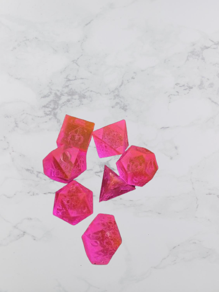 D&D dice 7 piece set